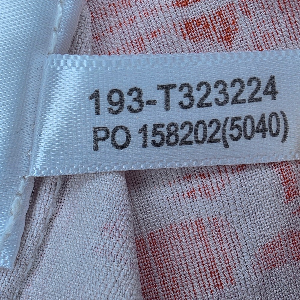 Tommy Bahama Mens XL Orange White Silk Hula Girl Hawaii Aloha Camp Shirt - Picture 10 of 10